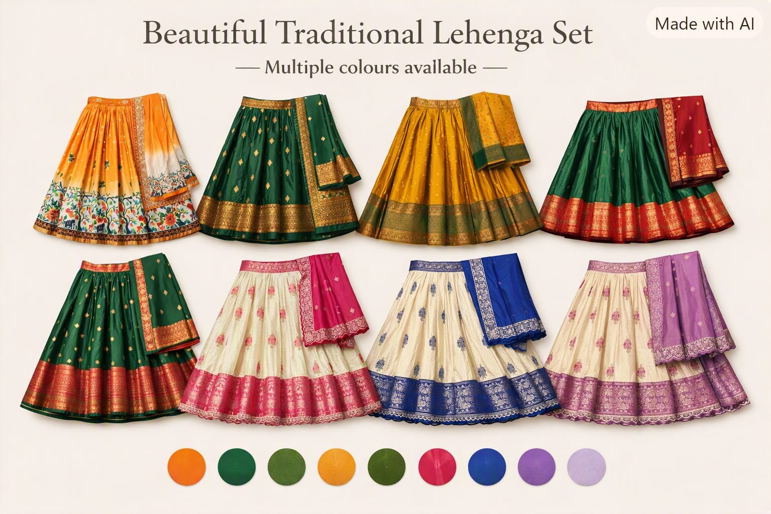 ✨ Beautiful Traditional Lehenga Set ✨ - Image 1